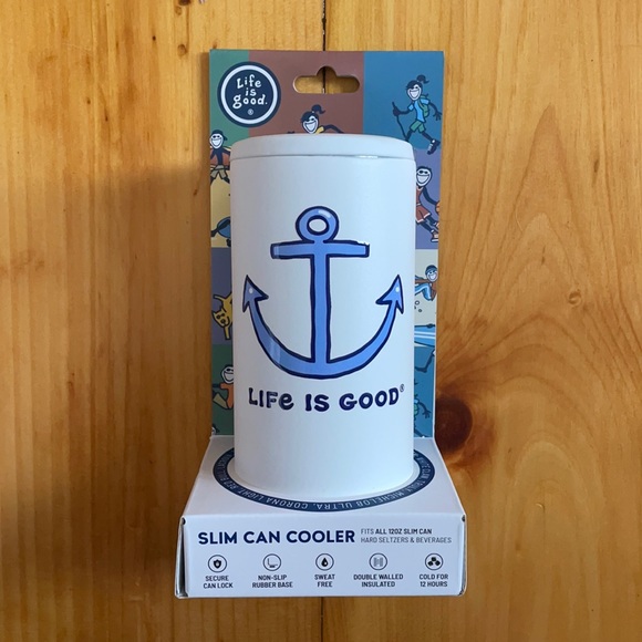 Life Is Good Other - Life Is Good Slim Can Cooler